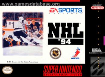 Cover NHL '94 for Super Nintendo
